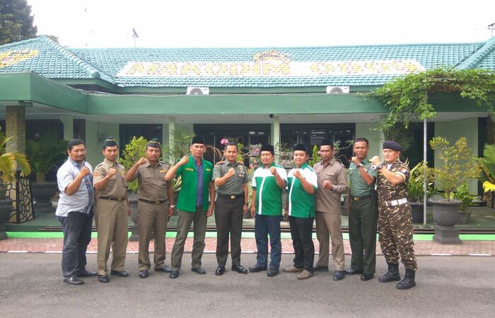 Sambungrasa TNI bersama GP Ansor Kediri