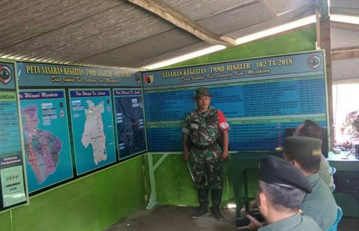 Dikunjungi Tim Wasev PJO, Komandan SSK Paparkan Capaian Sasaran Kegiatan TMMD