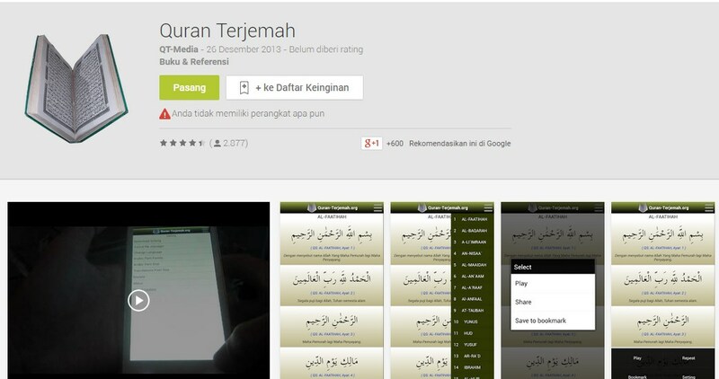 5 Aplikasi Al-Quran yang Bisa Diunduh di Android
