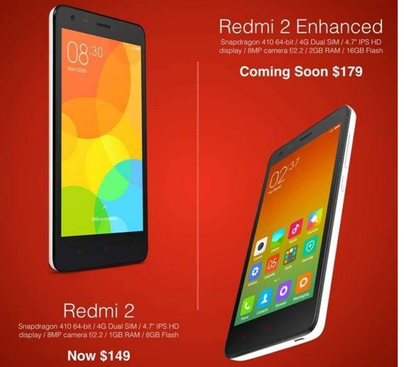 Xiaomi Redmi 2 Hadir dalam Varian RAM 2GB