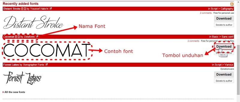 Cara Download dan Menginstal Font di Microsoft Windows