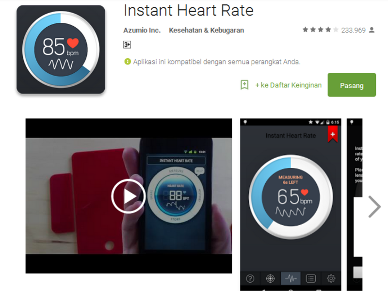5 Aplikasi untuk Mendeteksi Kesehatan Jantung