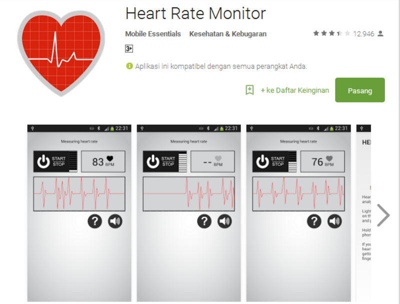 5 Aplikasi untuk Mendeteksi Kesehatan Jantung