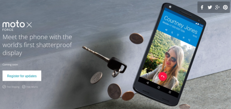 Motorola Moto X Force Rilis, Tampil Tangguh dengan Teknologi ShatterShield.