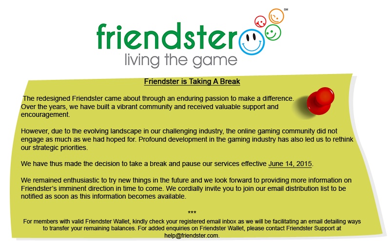 Friendster, Belajar Darinya