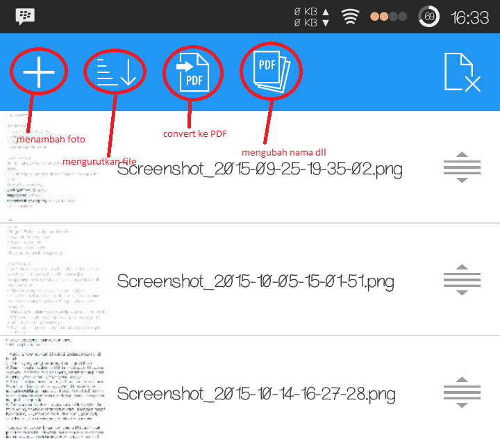 Cara Menggabungkan Foto Menjadi PDF di Android