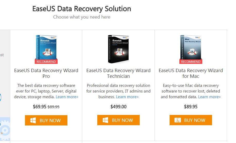Review Program: Easeus Data Recovery Wizard Free Edition