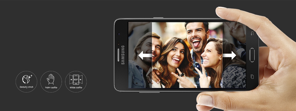 Samsung Galaxy On 7, Sentuhan Cover Belakang Seperti Kulit