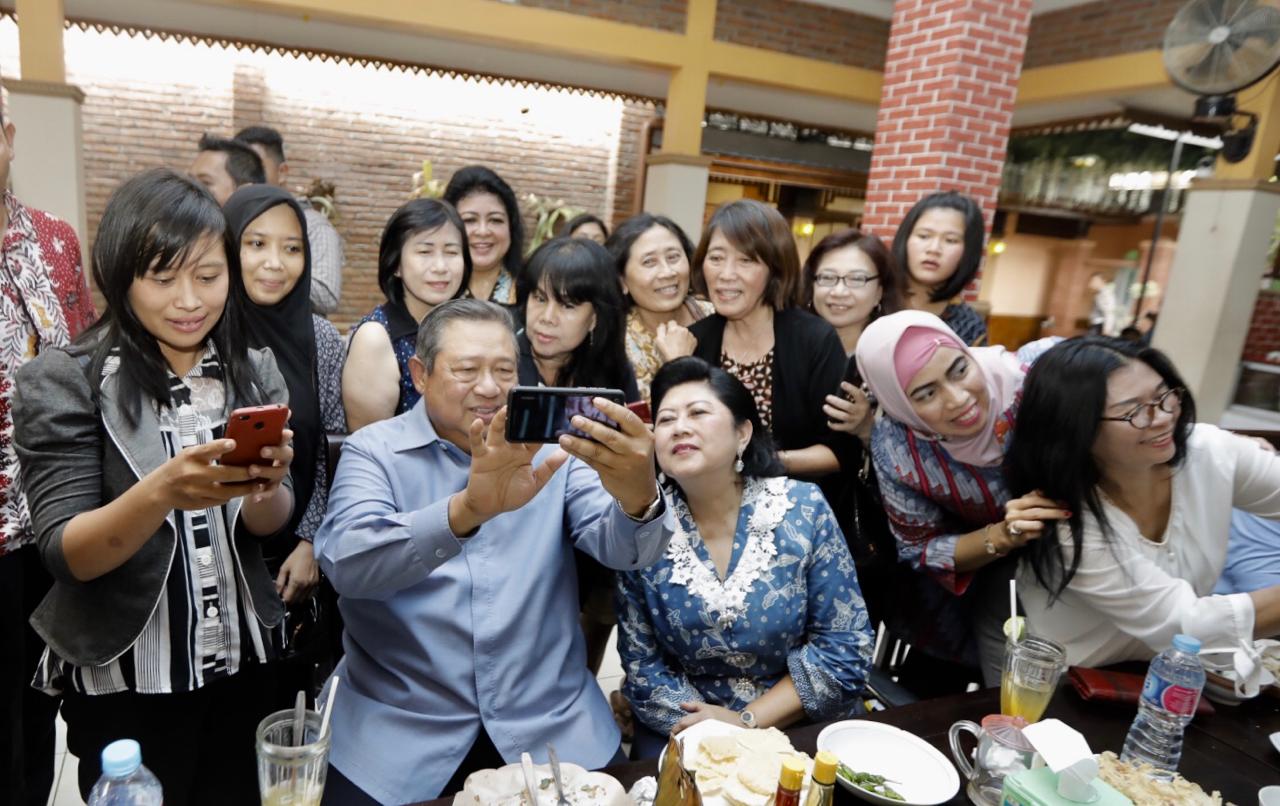 Kebersamaan SBY dan Masyarakat Solo