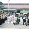 TNI Distribusikan 44 Ton Beras Bagi Masyarakat Terdampak PPKM Darurat Di Mojokerto Raya