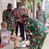 TNI Gelontorkan Bansos Tambahan di Mojokerto Raya