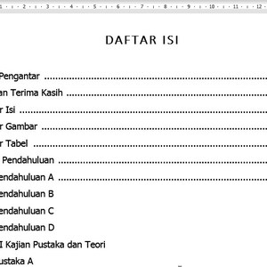 Tips Membuat Daftar Isi yang Rapi di Microsoft Word