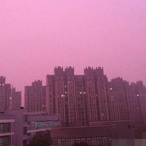 Heboh! Langit Berwarna Pink Jadi Trending Topik