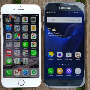 Samsung Galaxy S7 sedikit lebih unggul dari iPhone 6s 
