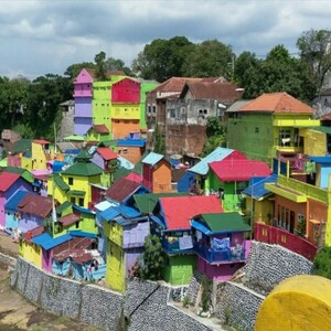 Kampung Rio De Janeiro Versi Warna-Warni di Malang Jawa Timur