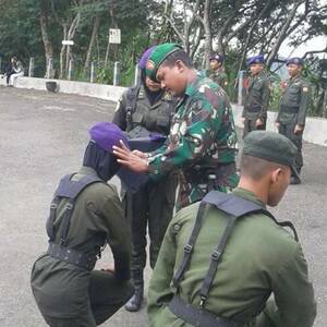 Raid Baret Gabungan Di Kawasan Air Terjun Dholo