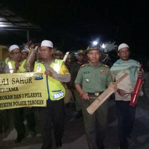 Patroli Sahur 3 Pilar Ramaikan Suasana Ramadhan