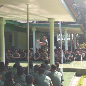 Pengarahan Dandim Kediri Jelang Lebaran Tiba Di Kediri