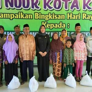 Penyerahan Bingkisan Hari Raya Idul Fitri Bersama Yayasan Panti Asuhan NU