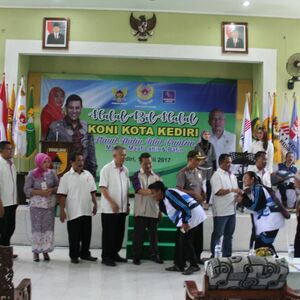 Halal Bihalal KONI Kota Kediri Bersama Atlit Berprestasi