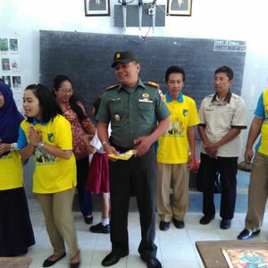 Realisasi Imunisasi MR Bersama Muspika Pare