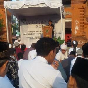 Membludak, Jumlah Jamaah Shalat Idul Adha di Kawasan Pemukiman Muslim Denpasar