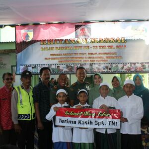 109 Anak Di Khitankan Massal Gratis Kodim 0809/Kediri