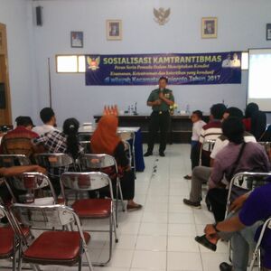 Sosialisasi Kamtibmas Kepada Karang Taruna Bersama Bakesbangpolinmas