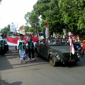 Sejuta Aksi Meriahkan Mlaku Bareng Hari Santri Nasional dan HUT TNI