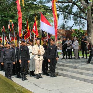 Pelepasan Ton Ting Napak Tilas HUT Brimob ke 72