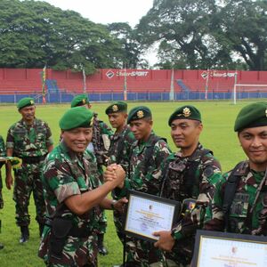 Gelora Hari Infanteri Landasi Yudha Wastu Pramuka