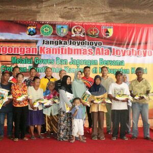 Gowes dan Jagongan Bersama Ciptakan Kamtibmas Kondusif