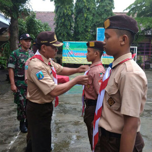 Tradisi warga baru Pramuka Saka Wira Kartika