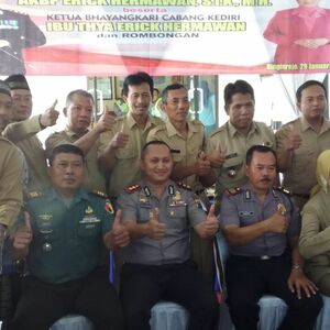 Kunker Kapolres Kediri Perkuat Soliditas 3 Pilar