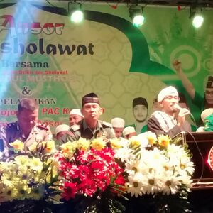 Ansor Bersholawat Bersama Junuudul Musthofa Dipadati Ribuan Jamaah