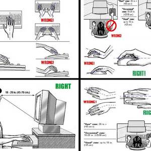 Penyakit dan posisi yang benar seorang programmer ketika di depan komputer