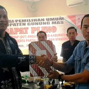 KPU Kabupaten Gunung Mas Tetapkan 291 Caleg 