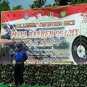 Danrem Buka Kejuaraan  Menembak BSCB Piala Danrem 064/My Open Shooting Tournament