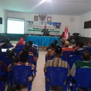 Kasdim 0815 Mojokerto Ceramah Kebangsaan Di Desa Petak