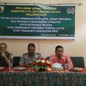 Koramil 0815/01 Pralon Mantapkan Pembinaan Mitra Karib