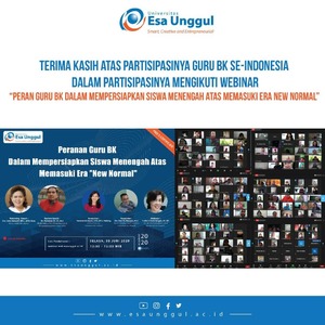 Bagaimana Guru BK Berperan Saat &quot;New Normal?&quot; Berikut Pembahasannya di Webinar UEU