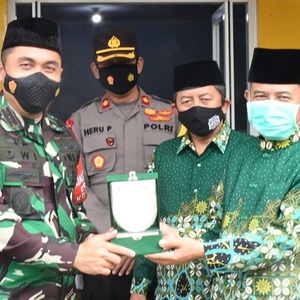 Dandim 0815/Mojokerto Bersama Ketua PN Silaturahmi dengan Ulama