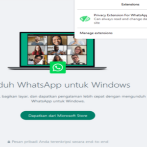 Chat Di Whatsapp Menjadi Blur  Hanya Dengan Menggunakan Ekstensi Ini