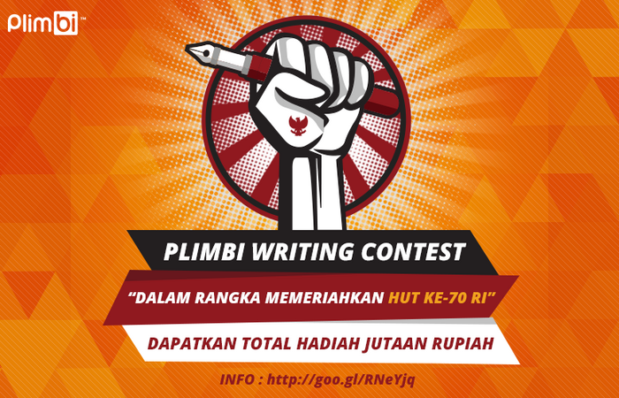 Plimbi Writing Contest - HUT KE-70 RI 