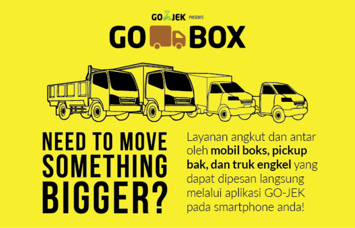 Go-Box, Layanan Pengantar Barang dari Go-Jek Siap Hadir 