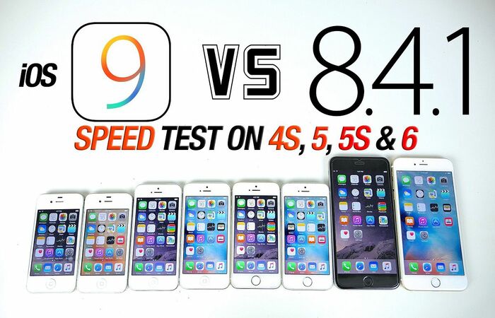 Speed Test iOS 8.4.1 Versus iOS 9 di iPhone 6, 5s, 5 dan 4s