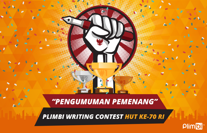 Pengumuman Pemenang Plimbi Writing Contest HUT KE-70 RI