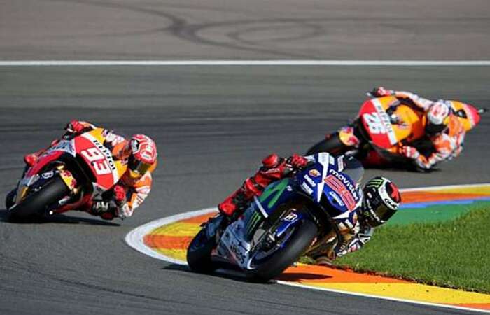 Balapan MotoGP Seri Valencia Jadi Animasi Lucu