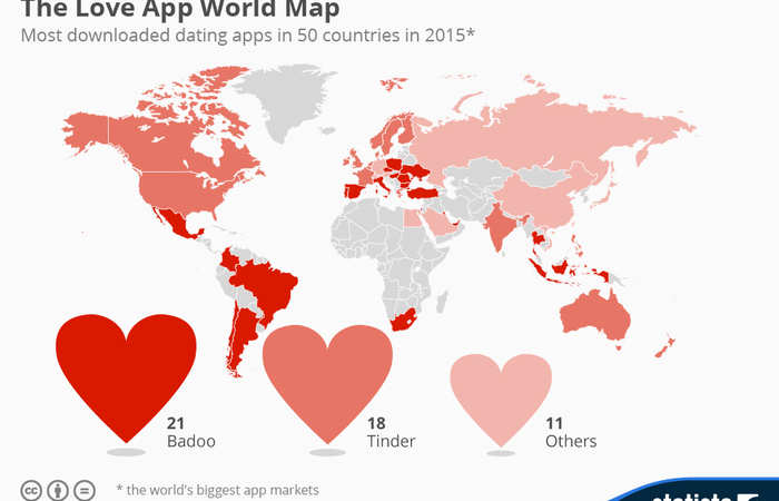 Peta Aplikasi Cinta-Cinta Jelang Valentine
