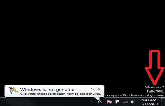 Cara Mengatasi Windows Not Genuine pada windows 7